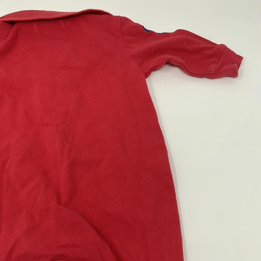 Ralph Lauren Polo Red Long Sleeve Collared Pant Outfit Size 3 Months